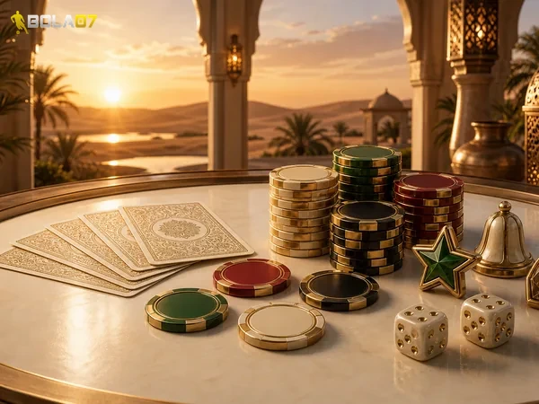 Susunan reel dan stacked wilds pada Jungle King